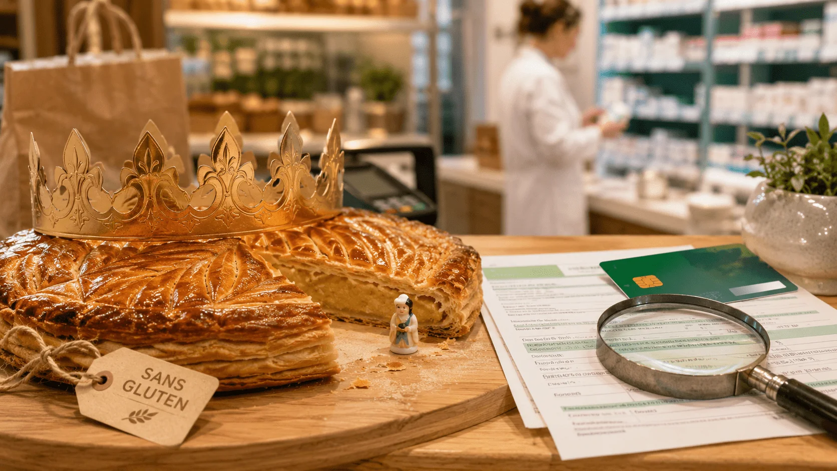 Illustration de l’article « Cette galette des rois sans gluten remboursée par la Sécurité sociale : fait ou intox ? »